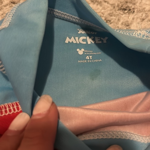 Mickey Mouse Rash Guard Top - Picture 3 of 4